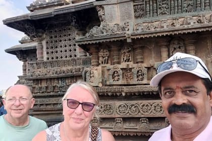 Belur and Halebeedu Heritage Trail from Mangalore
