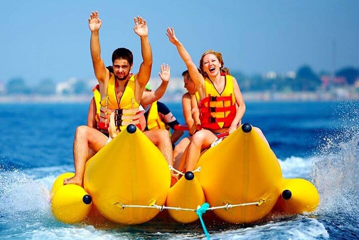 Parasailing, Banana & Sofa Boat & Private transfer in Hurghada