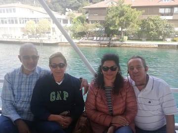 Our Client on Boat