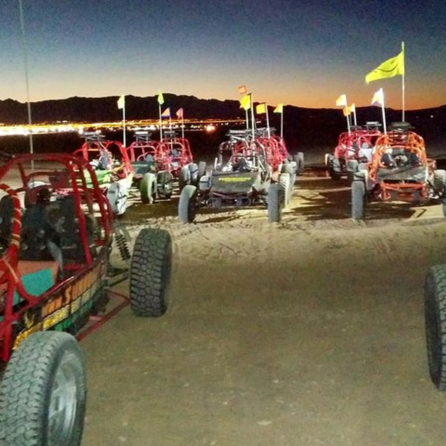 Extreme Dune Buggy Night Chase from Las Vegas