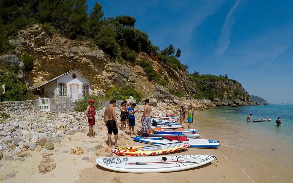 Experiência de Stand Up Paddle no Portinho da Arrábida