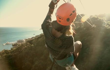 Extreme Zipline Adventure and City Tour in Coxen Hole