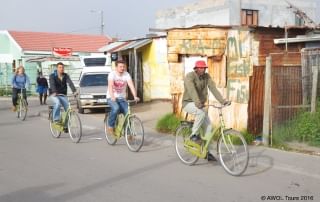 Engage with locals and discover hidden community gems on two wheels.
