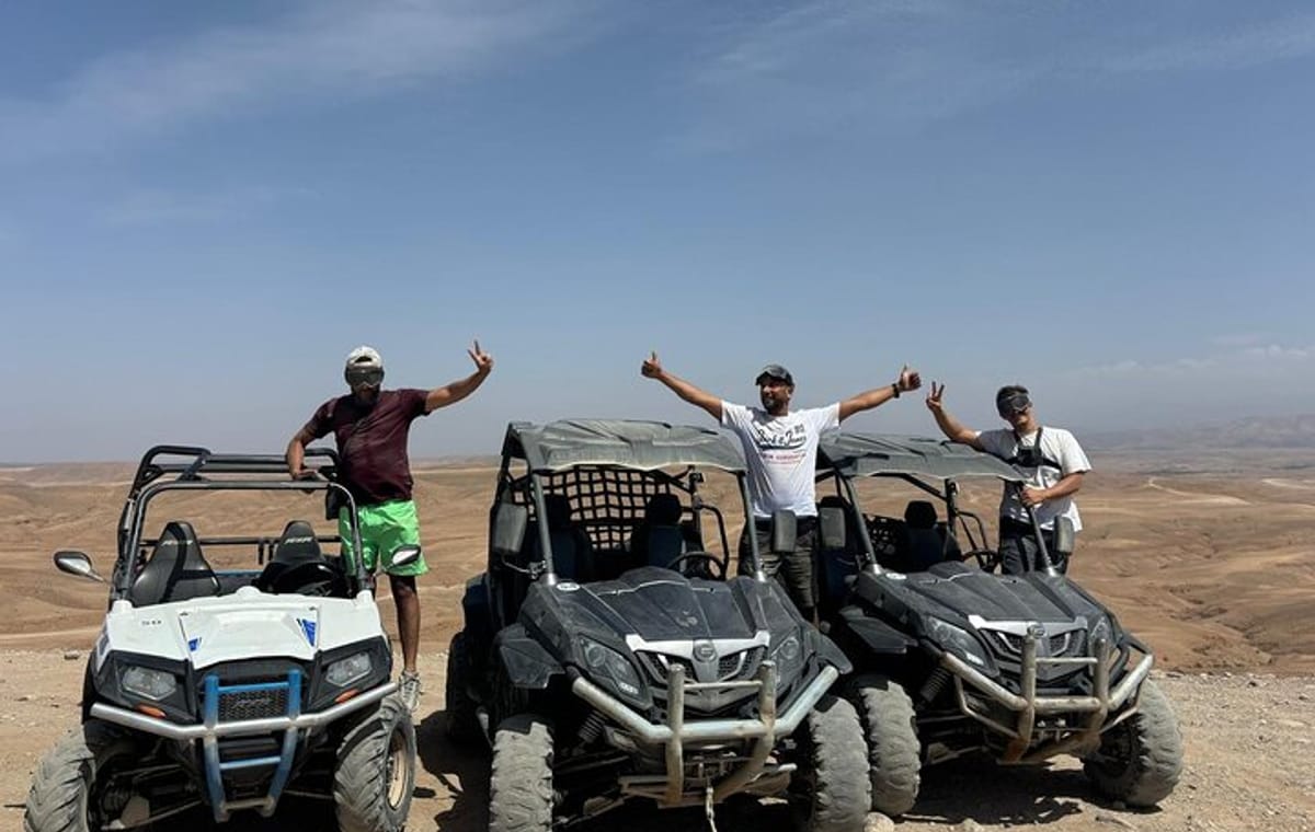 Agafay Desert Experience Buggy Dinner Show and Camel Ride