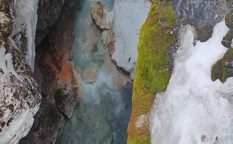 Icewalk at Lake Louise and Marble Canyon from Calgary
