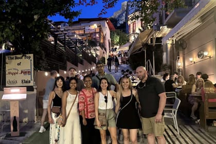 Evening Walking Tour and Wine Tasting in Athens