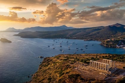 Athens Riviera Sunset Semi Private Cruise with RIB boat