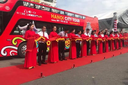 Half-Day Hop On Hop Off Bus Tour in Hanoi