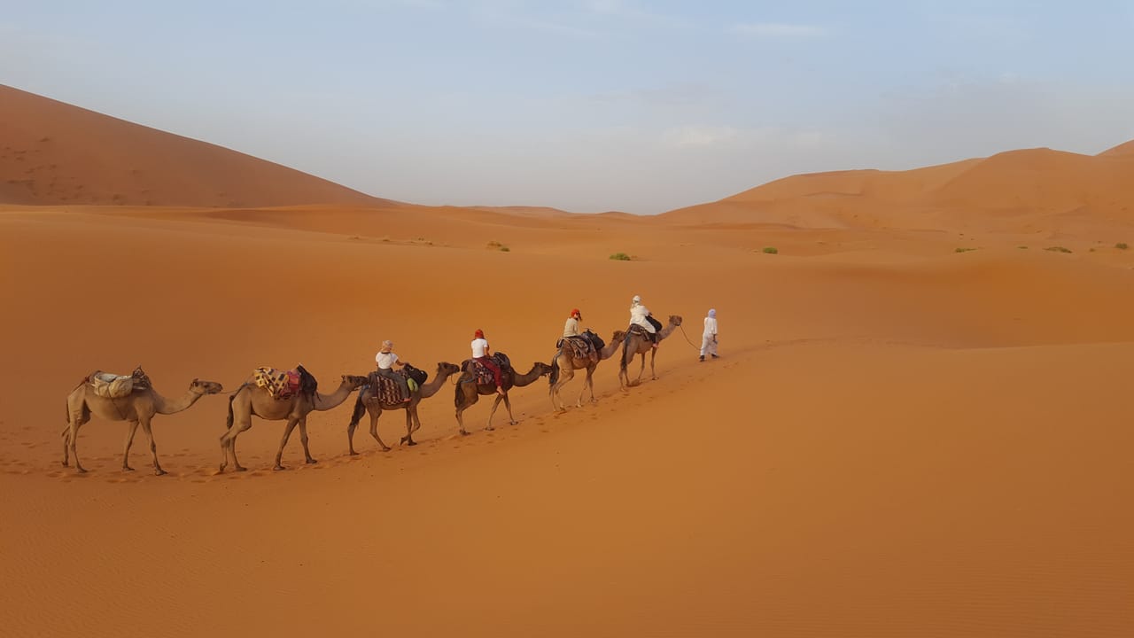 Erg Chebbi sand dunes