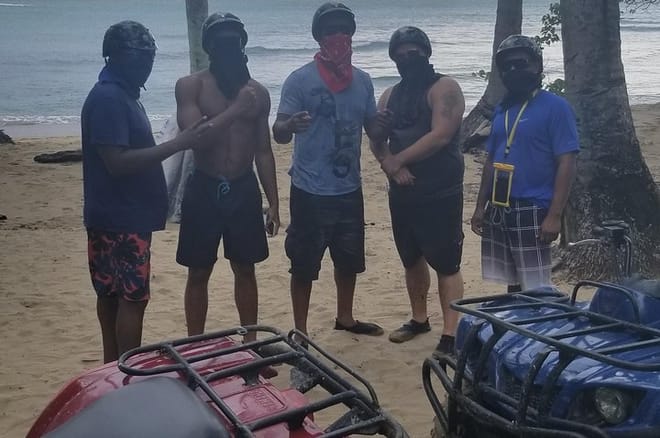 ATV 4 wheel off Road from Amber Cove & Taino bay port silver 2