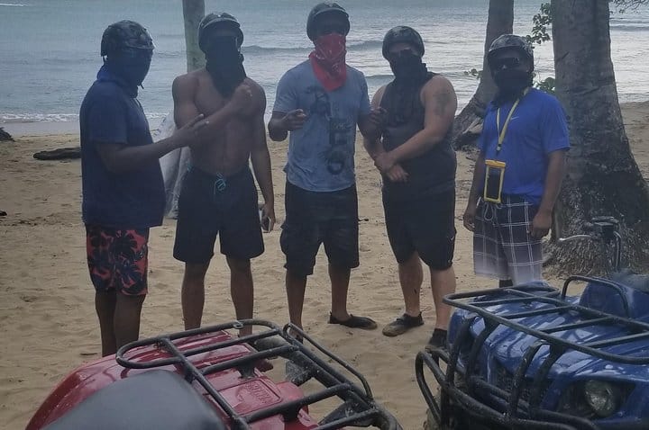 ATV 4 wheel off Road from Amber Cove & Taino bay port silver 2