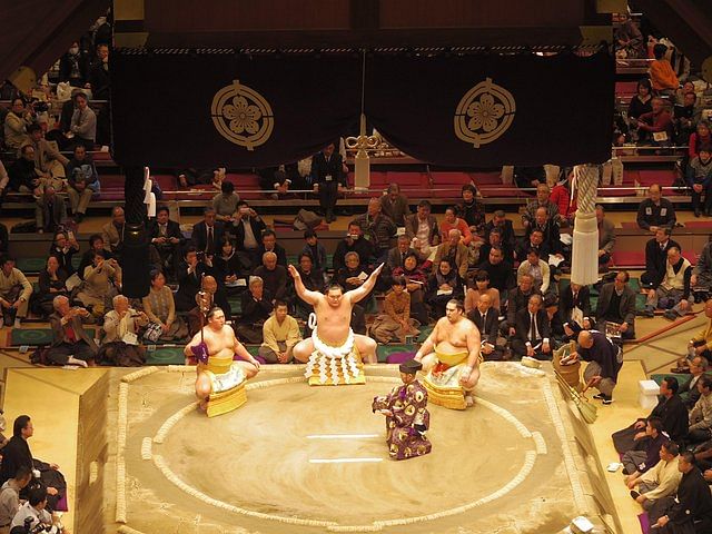 Sumo Wrestling Tournament Experience in Tokyo