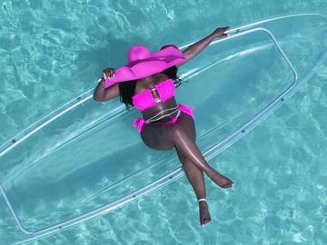 Private Drone Photo Shoot and Clear Kayak Tour in Montego Bay