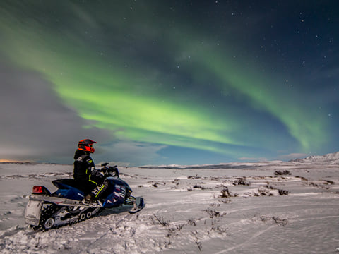 Northern Lights Snowmobile tour, photo 7