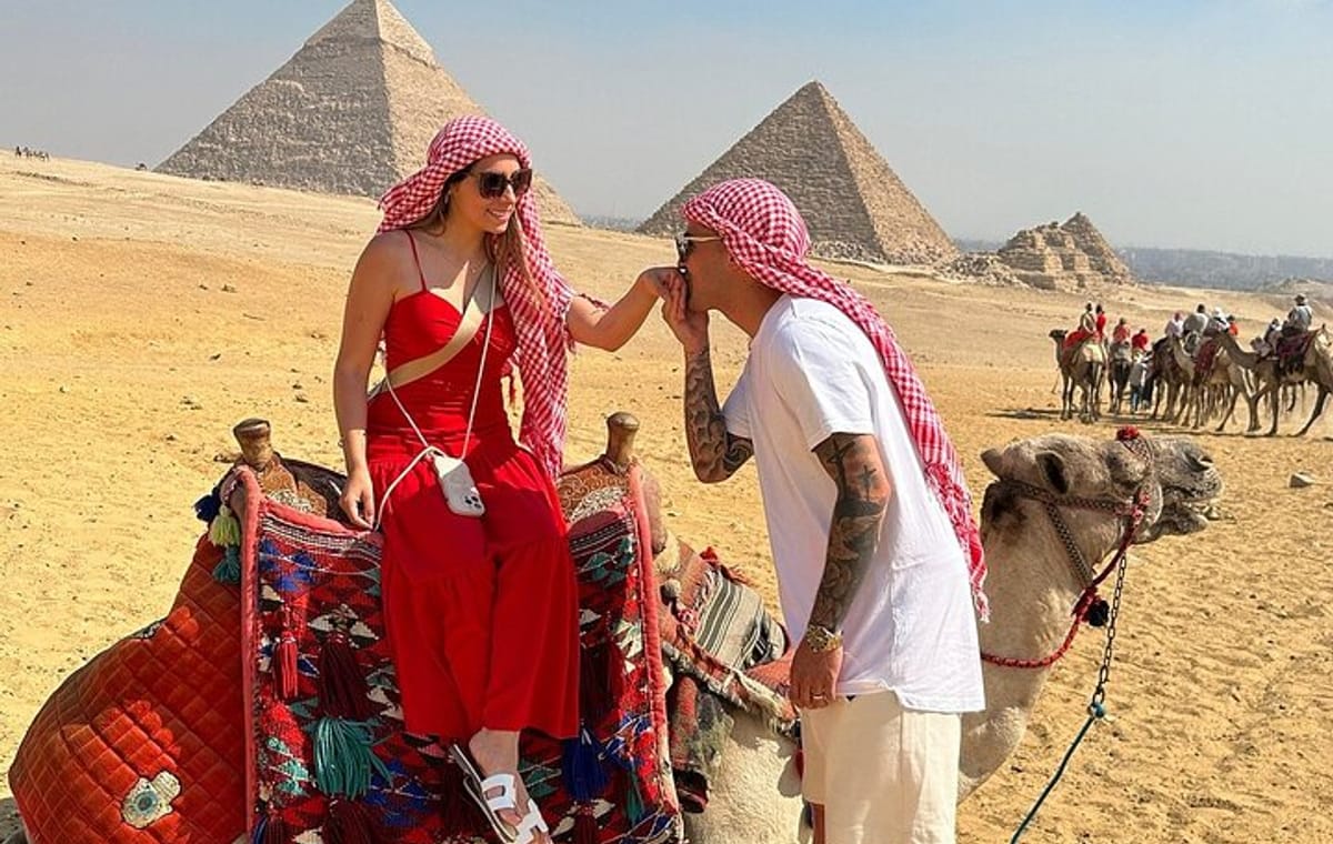 Camel Ride and Quad Bike Tour at Giza Pyramids with Dinner Cruise