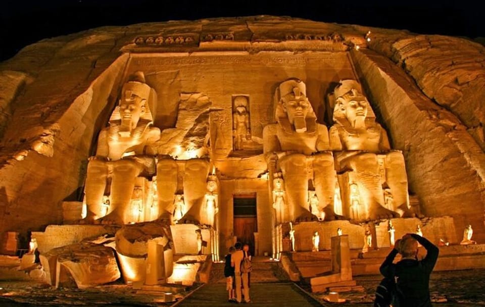 Abu Simbel 2-Day Tour with Sound and Light Show from Aswan