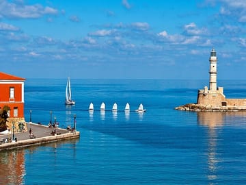 Rethymno and Chania City Tour with Kournas Lake from Heraklion