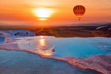 Pamukkale Hot Air Balloon Tour Over Travertines