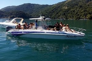 Ilha Grande: From Abraão - Tour Around the island (Full day speed boat)
