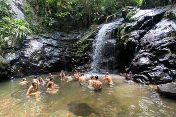 Rainforest Tour to a Waterfall in Belize's Cayo District