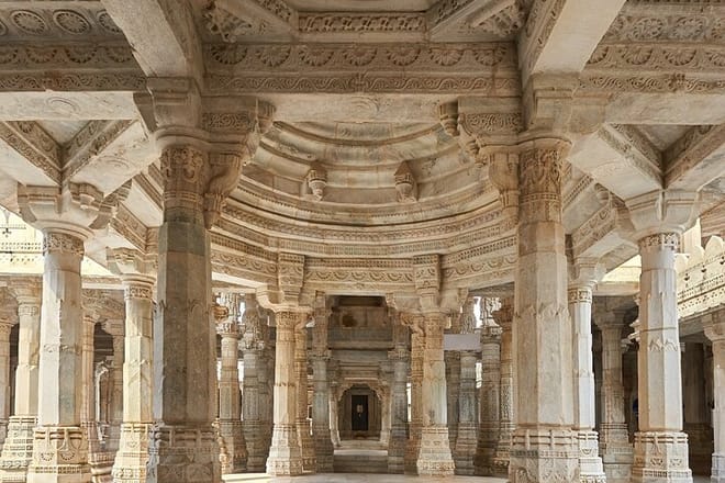 Inside Part of Ranakpur Temple