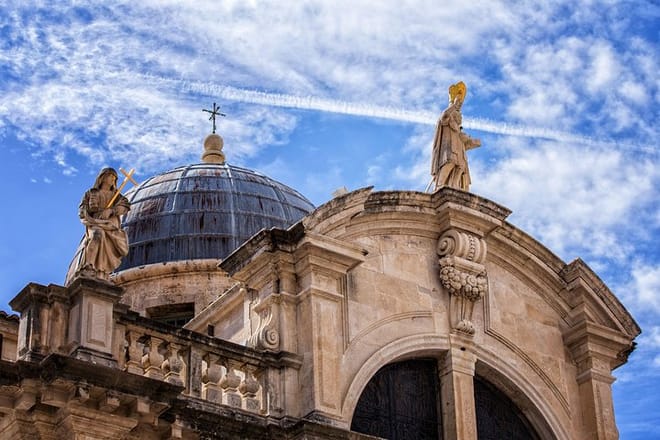 Dome of St Blaise's Church - protector of Dubrovnik