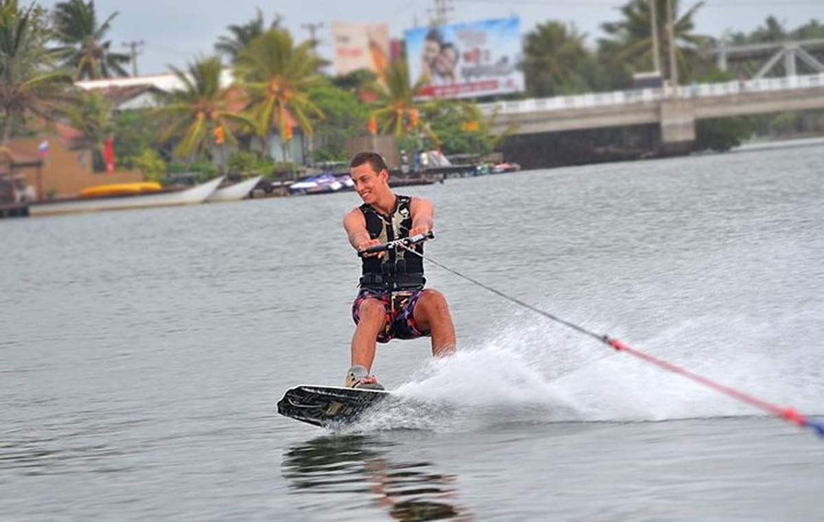 Wake Boarding in Bentota