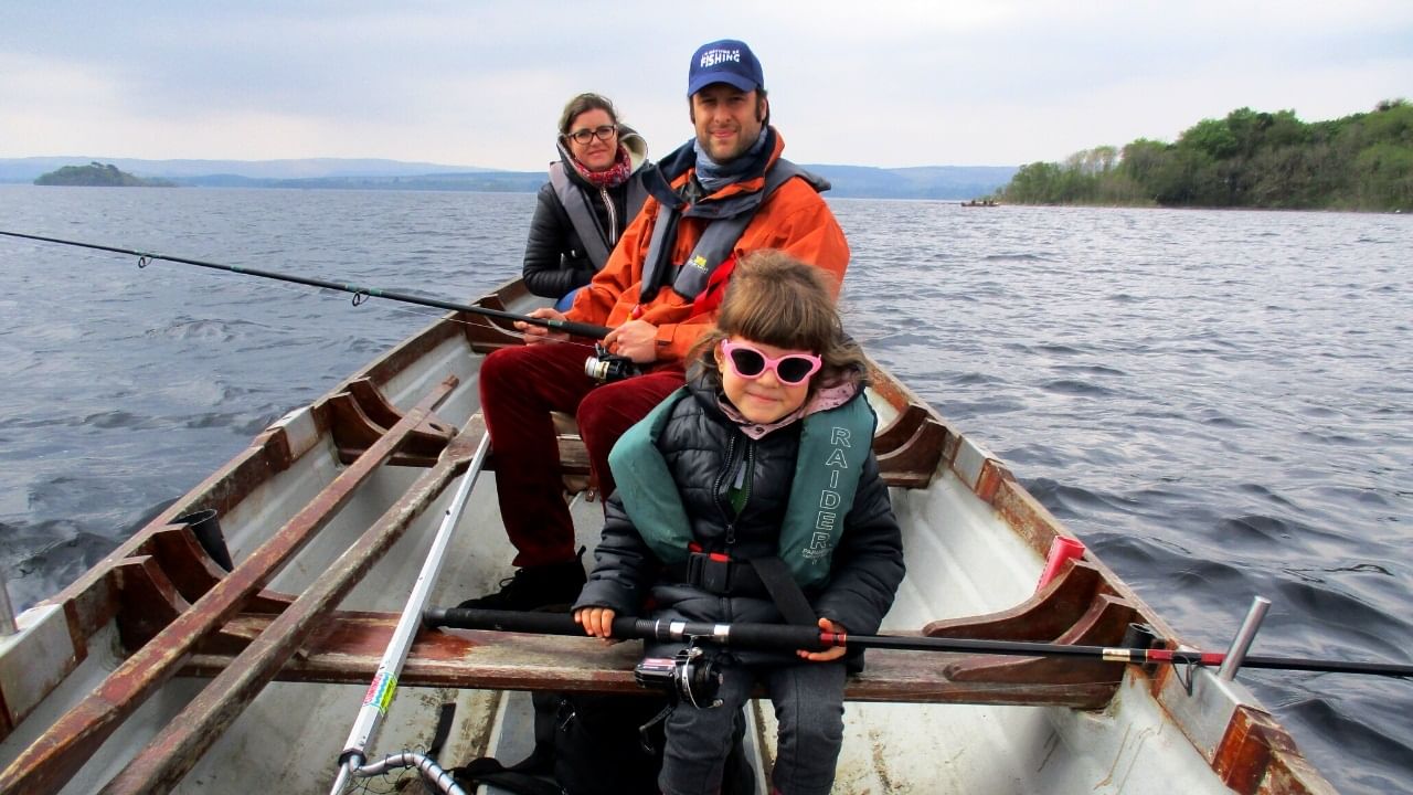 Wild brown trout fishing on Lough Corrib, single fisherman. Galway. Private guided. French/Eng
