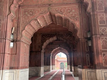 Hall of Jama Masjid