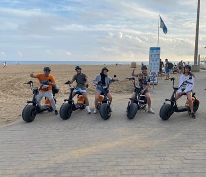 Maspalomas - Meloneras : e-Scooter 2 seat Sunset Guided Tour