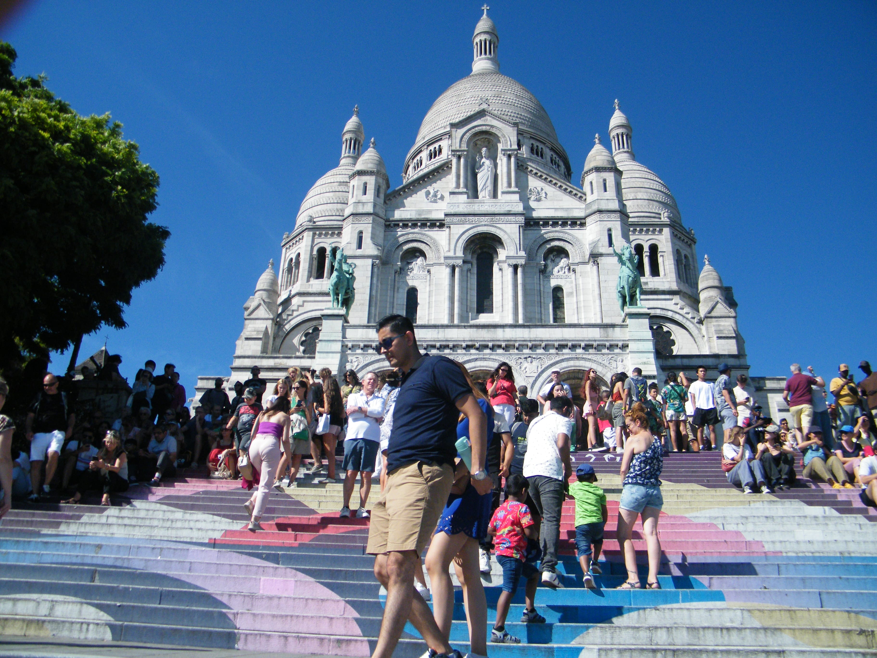 Sacré-Coeur during Paris Olympic Games