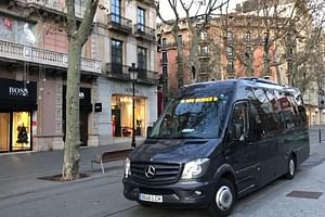 Private Transfer from Barcelona City to the Airport for a group up to 15 people