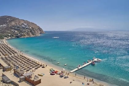 For Cruise Ships: Beach Escape and Free Time in Mykonos Town