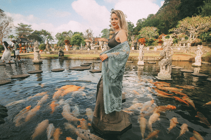 Bali Gate of Heaven, Waterfall, and Jungle Swing