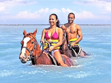 Horseback Riding & swim in the ocean