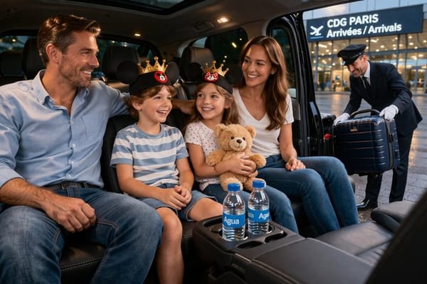 Transfer CDG Paris private Ideal families with child seats