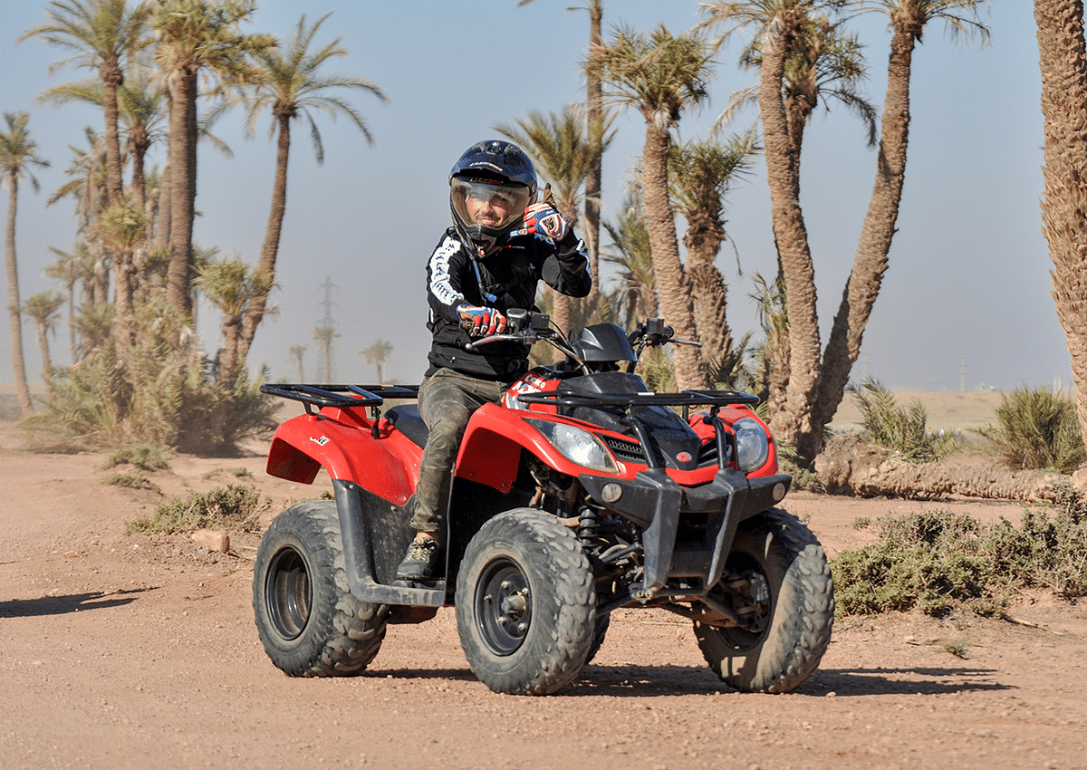 Quad Bike Adventure in Marrakech Palmeraie