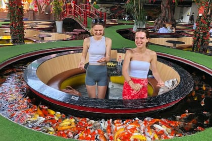 Mekong River Sunset and Explore Brilliant City