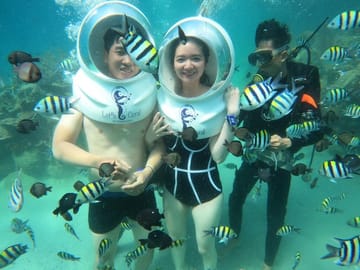 Nha Trang Bay Sea Walk Adventure with Traditional Seafood Lunch