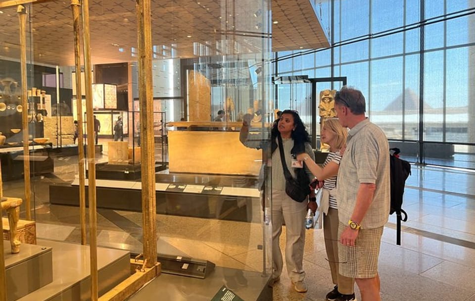 Expert Female Egyptologist to Grand Museum, Giza Pyramids, Sphinx