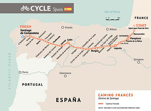 Oct 2024 ~ Camino de Santiago (Francés) Guided *CYCLE* Tour/Packing/MTB 