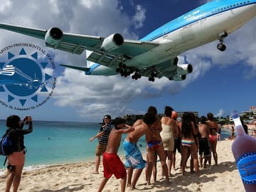 Maho Beach Experience and Plane Spotting in Sint Maarten