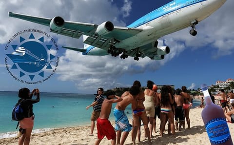 Maho Beach Experience and Plane Spotting in Sint Maarten