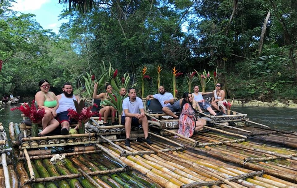 Bamboo Rafting and Massage Experience in Montego Bay