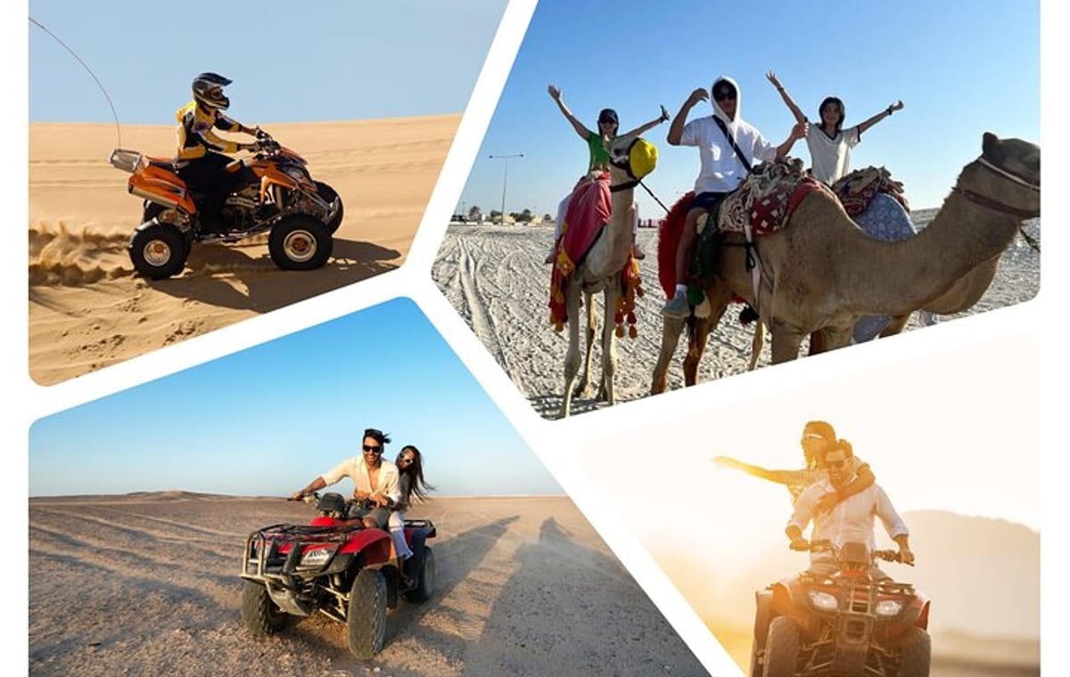 1-Hour Self-Drive Quad Bike, 30-Min Camel Ride & Dune Bashing