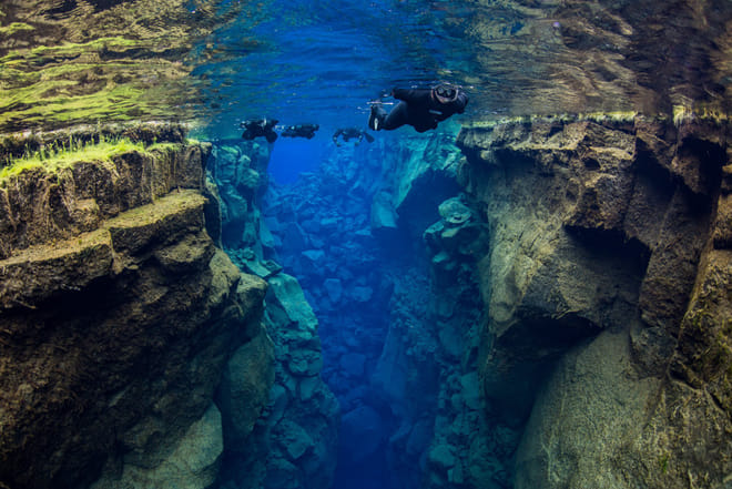 Black & Blue - Lava Tunnel + Silfra Snorkeling photo 2