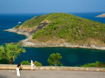 Karon Viewpoint looking down on 3 beaches.