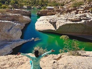 Private Day Trip Adventure in Wahiba Sands and Wadi Bani Khalid