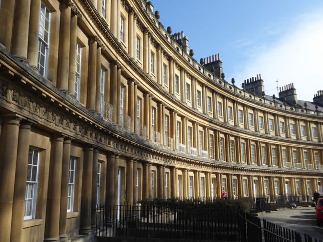 The beautiful Circus in Bath