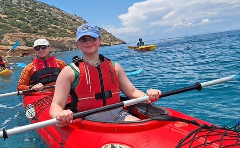 Sea Kayaking and Snorkeling along Anavyssos Coastline